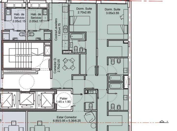 Departamento · 155m² · 4 Ambientes · 2 Cocheras