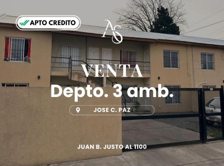 Departamento · 45m² · 3 Ambientes · 1 Cochera
