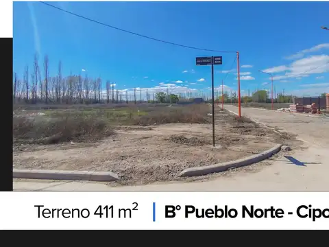 Terreno a la venta b° pueblo norte - cipolletti