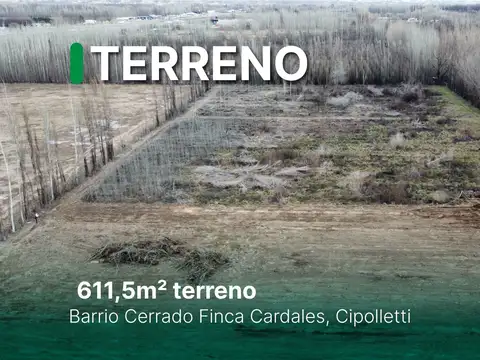 Venta terreno b° cerrado finca cardales cipolletti