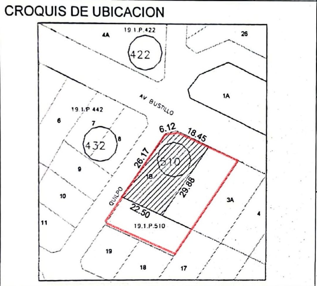 Lote en venta sobre Bustillo con proyecto aprobado