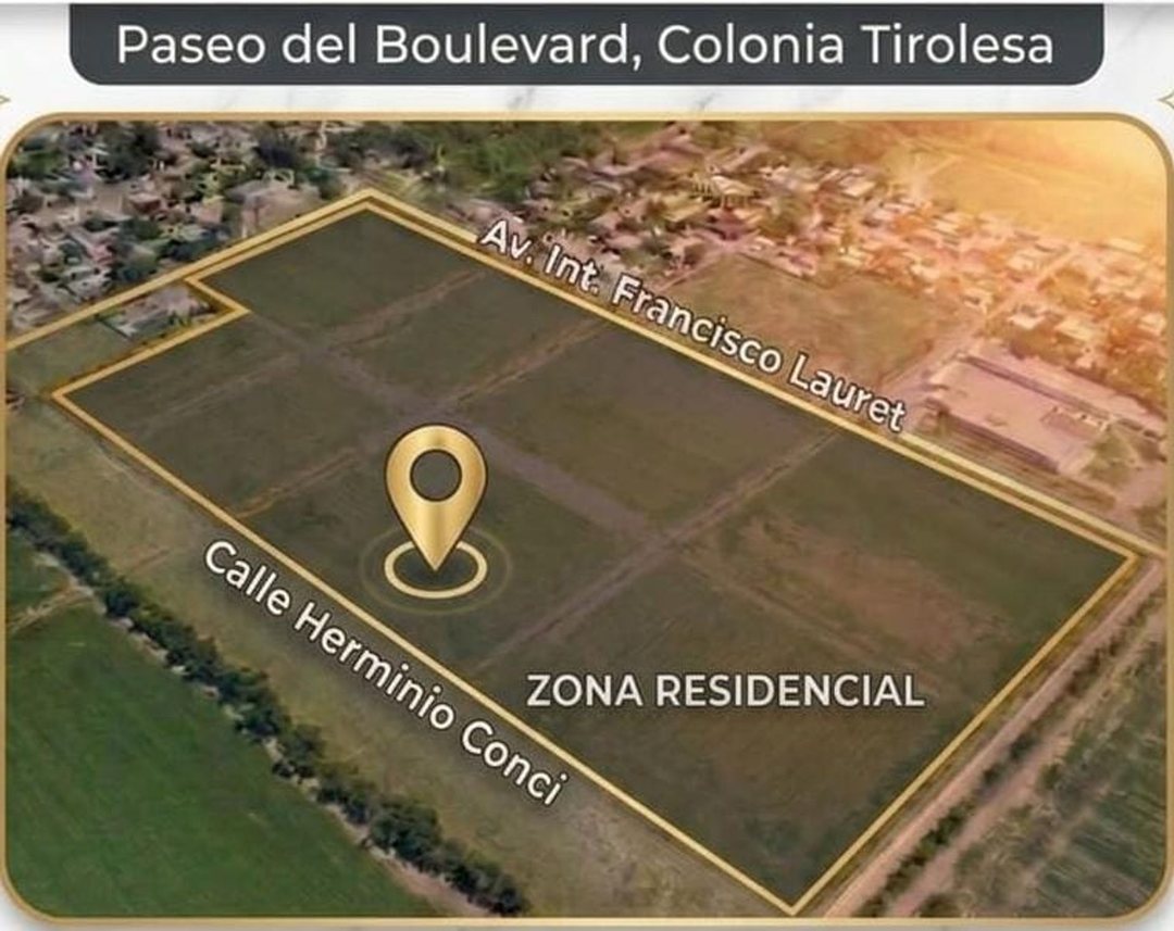 Oportunidad Lote de 735m2 en colonia tirolesa