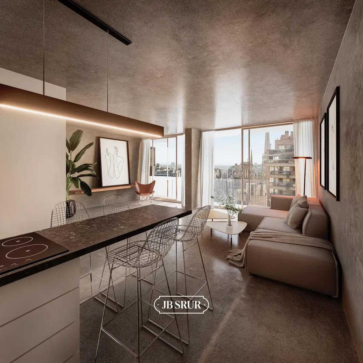Venta en Pozo Departamento de 1 Dormitorio más espacio adaptable con Amplia terraza en Nueva Córdoba
