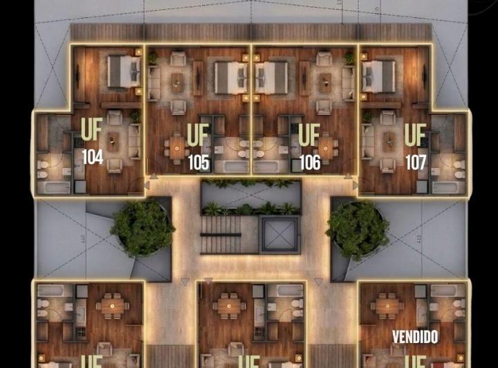 Departamento · 40m² · 1 Ambiente