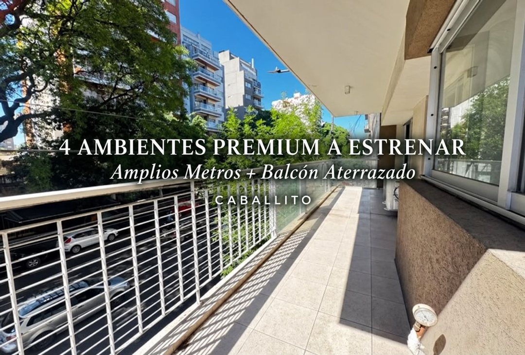 DEPARTAMENTO 4 AMBIENTE VENTA CABALLITO A ESTRENAR