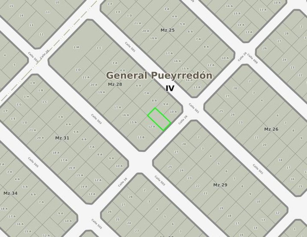 Venta Terreno, Los Acantilados calle 26 y 501
