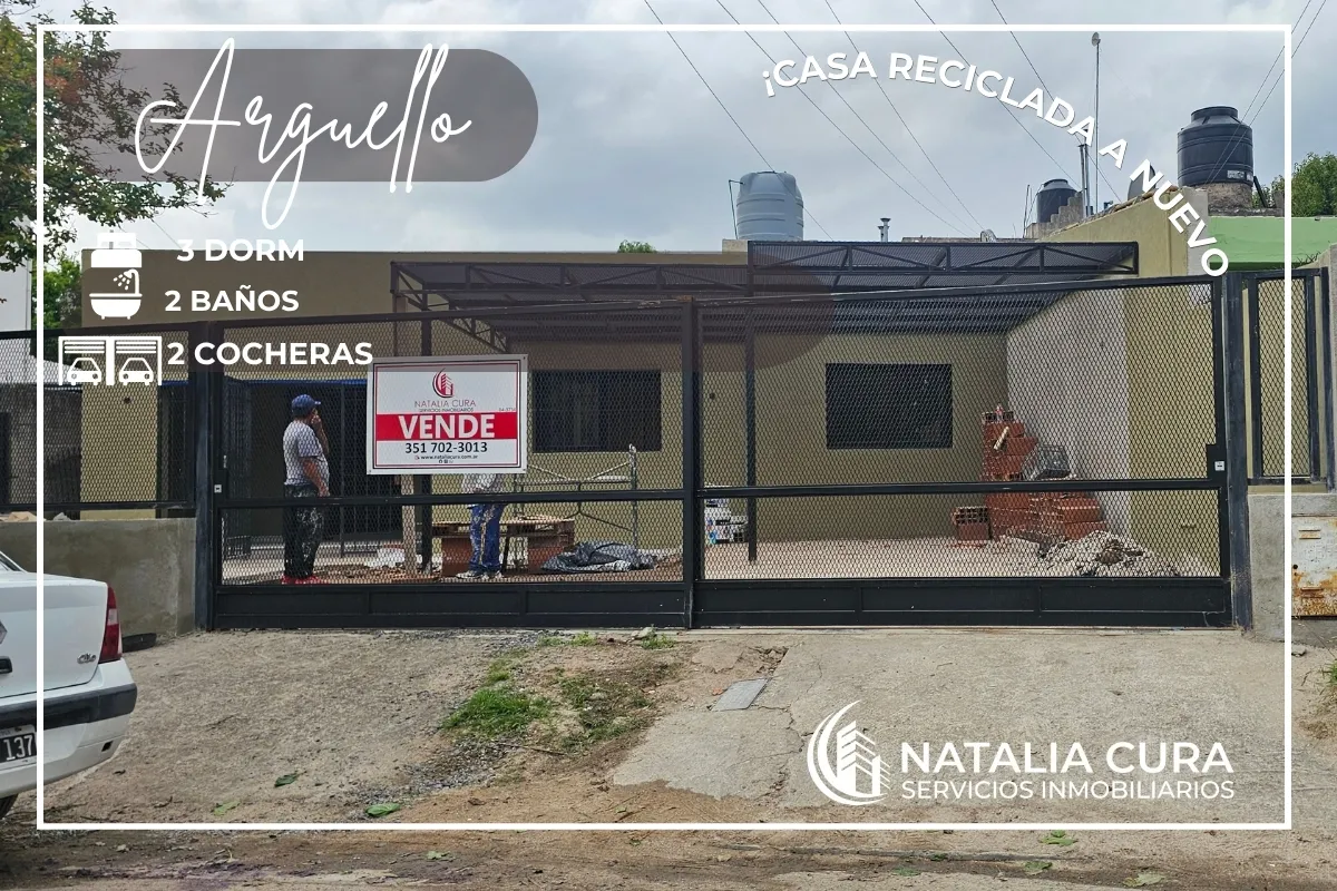 🚀 ¡CASA RECICLADA A NUEVO EN ARGUELLO! — A ESTRENAR Y CON EXCELENTE DISTRIBUCION