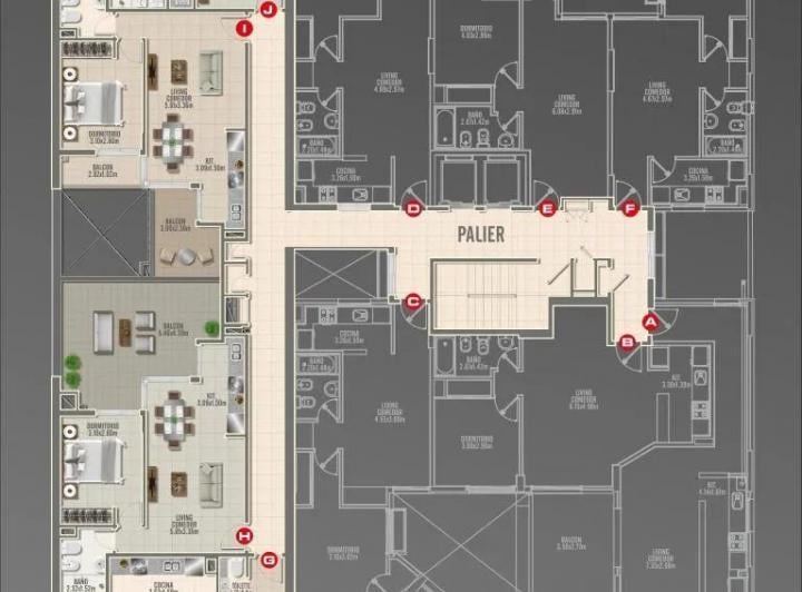 Departamento · 70m² · 3 Ambientes