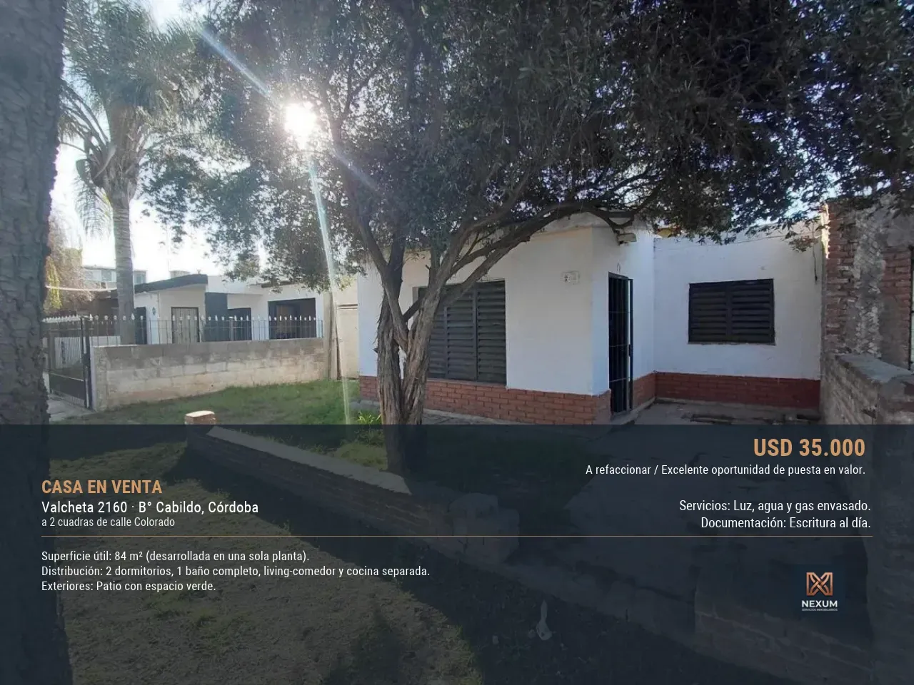 ¡OPORTUNIDAD DE INVERSIÓN! Casa en B° Cabildo a precio imbatible