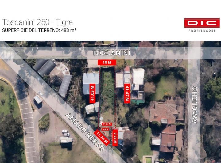 Terreno · 483m²