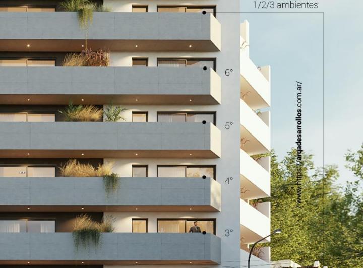 Departamento · 75m² · 3 Ambientes · 1 Cochera