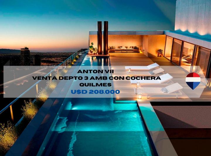 Departamento · 44m² · 3 Ambientes · 1 Cochera