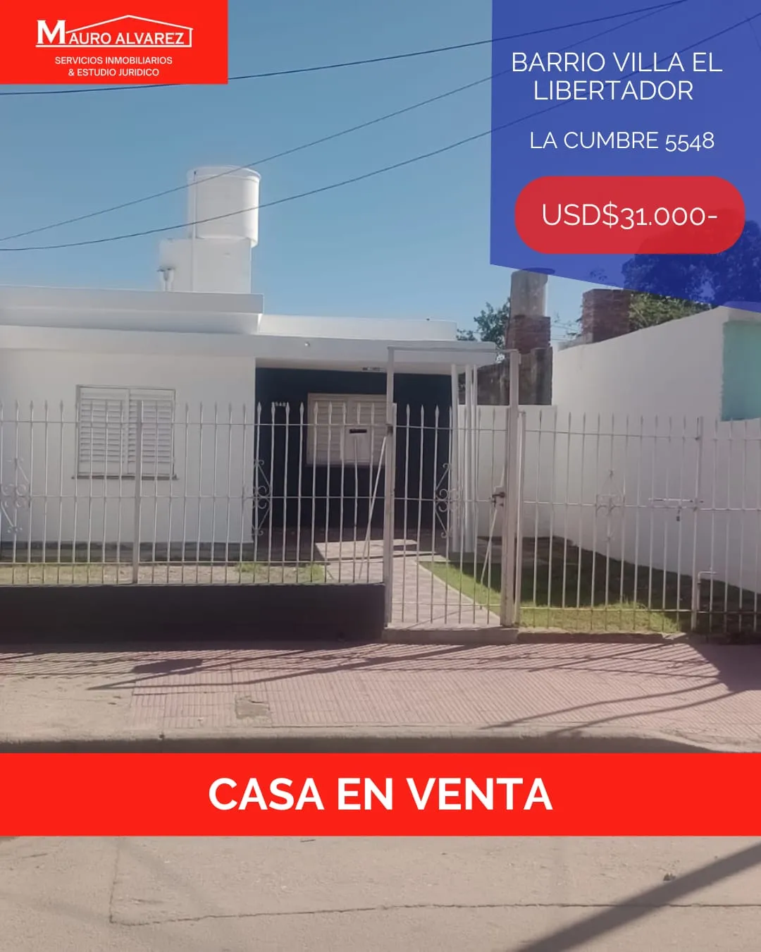 VENDO CASA B° VILLA EL LIBERTADOR
