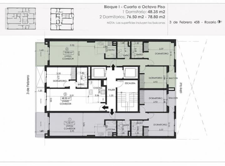 Departamento · 68m² · 3 Ambientes