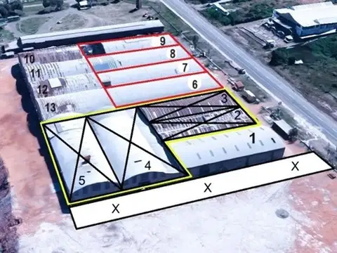 Alquiler galpón 2.600m2parque industrial adaptable