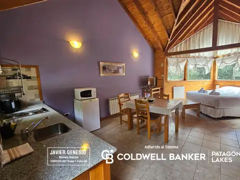 Venta departamento 35 m2 monoambiente habilitado turismo barrio antilhue villa la angostura