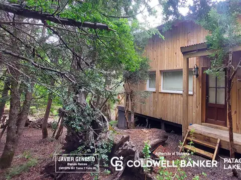 Venta casa a terminar y cabaña  45m2 lote 6100m2  valle escondido san martin de los andes