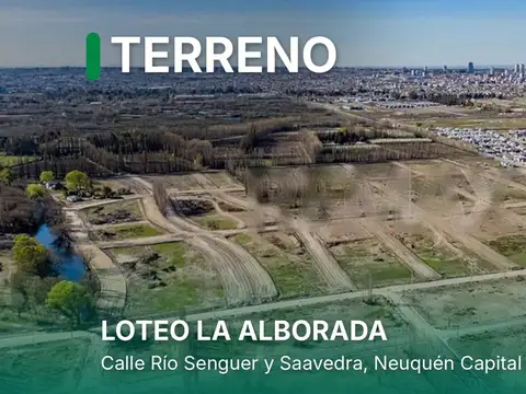 Venta terreno lote en ejecucion alborada neuquen