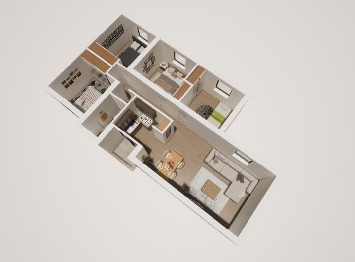 Departamento · 90m² · 1 Ambiente