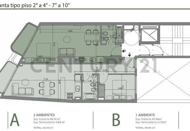 Departamento · 35m² · 1 Ambiente
