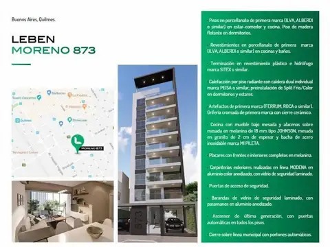 Departamento en Venta en Quilmes, Partido de Quilmes