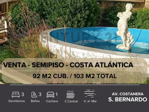 Departamento en Venta en San Bernardo del Tuyu, Partido de La Costa