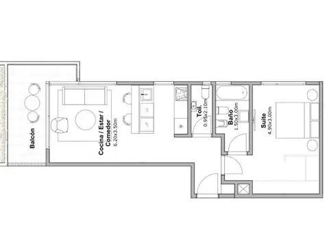Departamento en Venta en Florida Mitre/Este, Florida