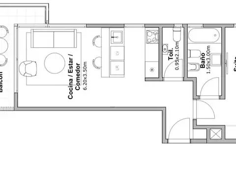 Departamento en Venta en Florida Mitre/Este, Florida