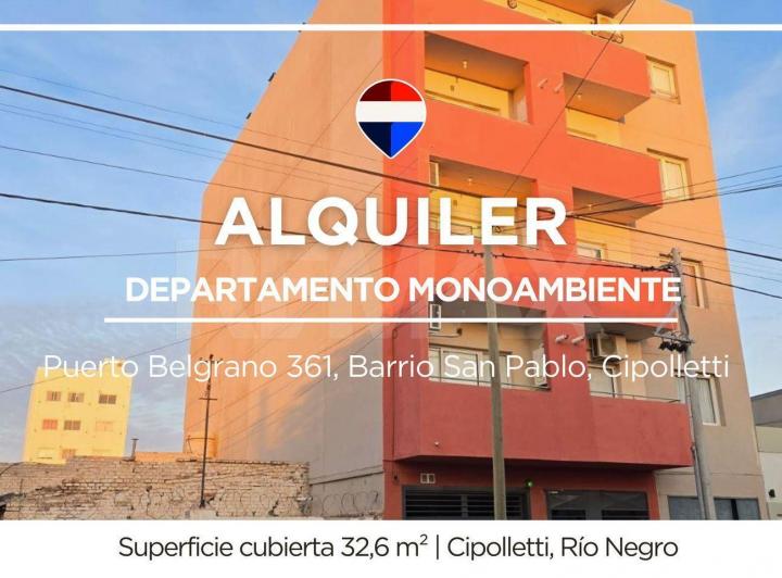 Departamento · 29m² · 1 Ambiente · 1 Cochera