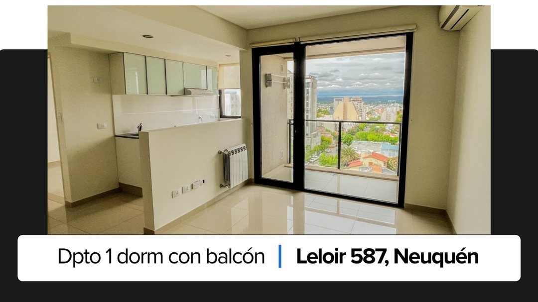 Departamento 1 dormitorio EN ALQUILER