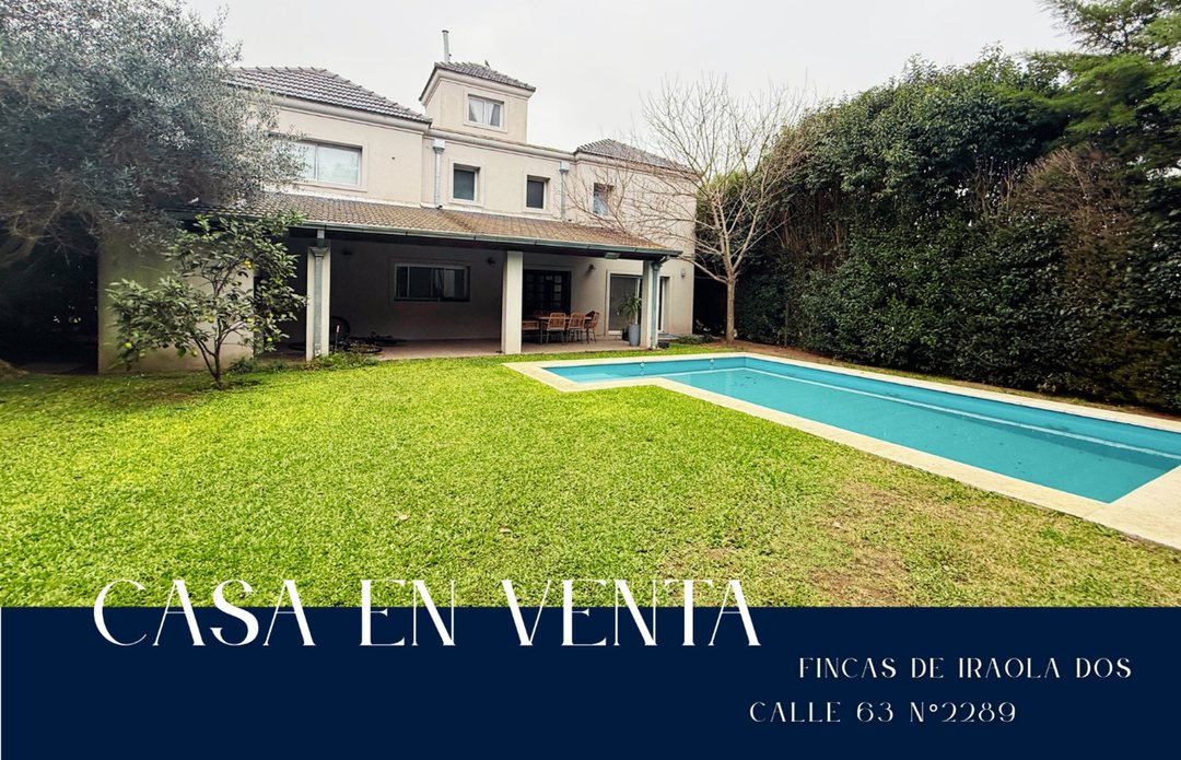 VENTA CASA FINCAS DE IRAOLA