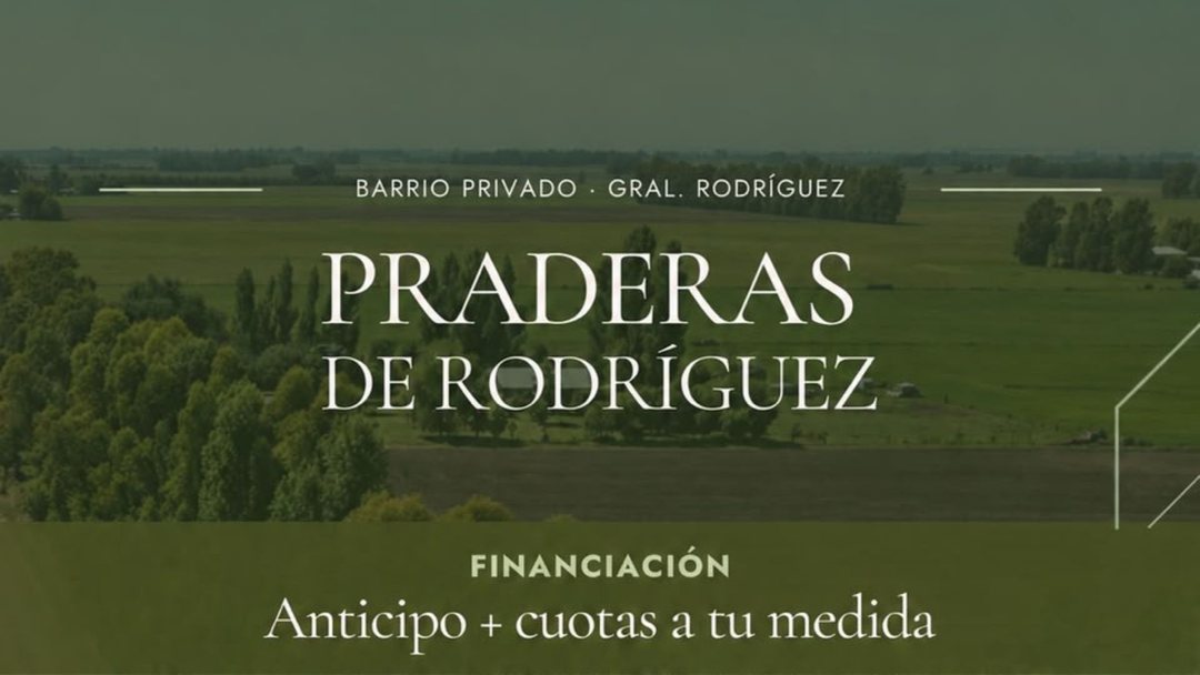 VENTA TERRENO PRADERAS DE RODRÍGUEZ - FINANCIADO
