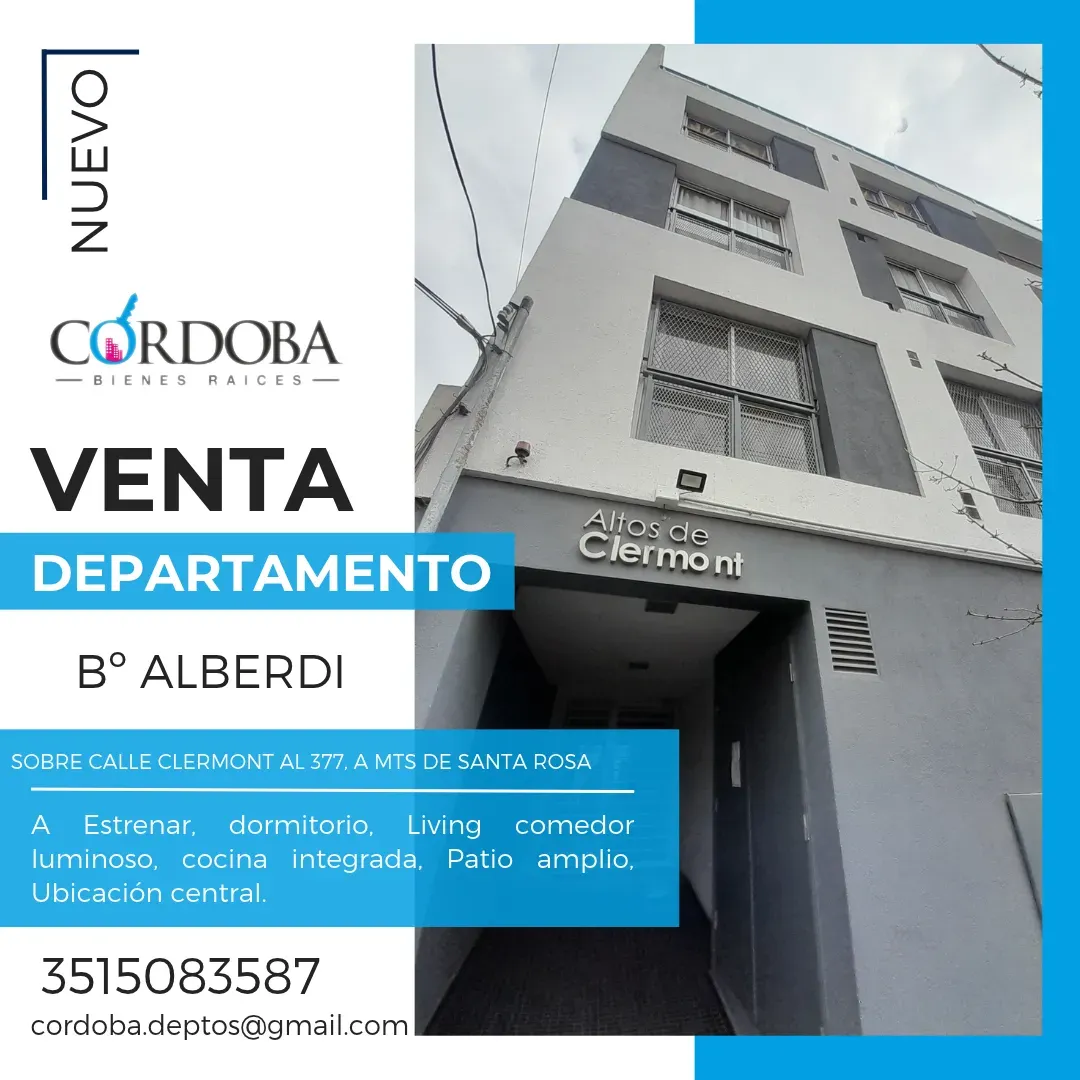 DEPARTAMENTO EN VENTA EN ALBERDI