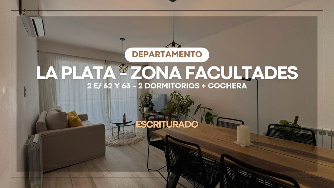 DEPARTAMENTO EN VENTA EN LA PLATA