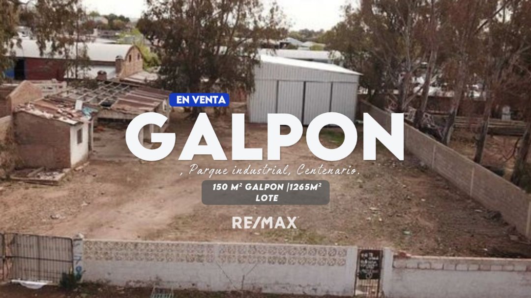 GALPON CON OFICINA PARQUE INDUSTRIAL CENTENARIO