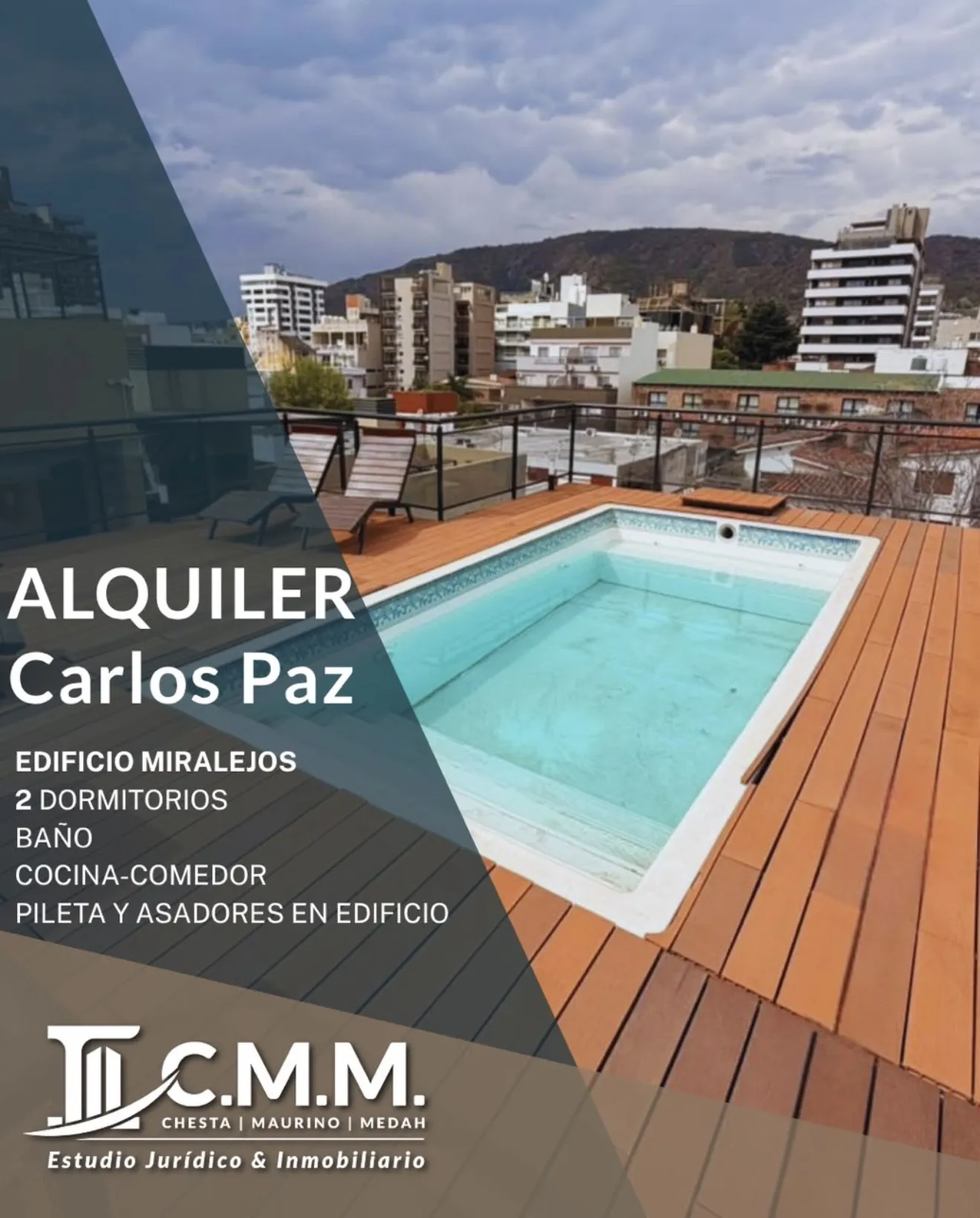 🏙️ VILLA CARLOS PAZ: DEPARTAMENTO EN ALQUILER | MIRALEJOS 14
