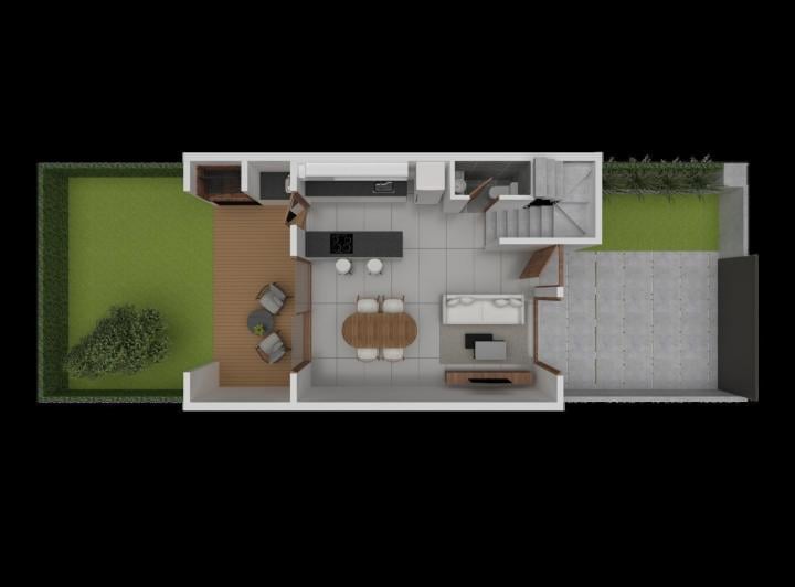 Casa · 135m² · 3 Ambientes · 1 Cochera