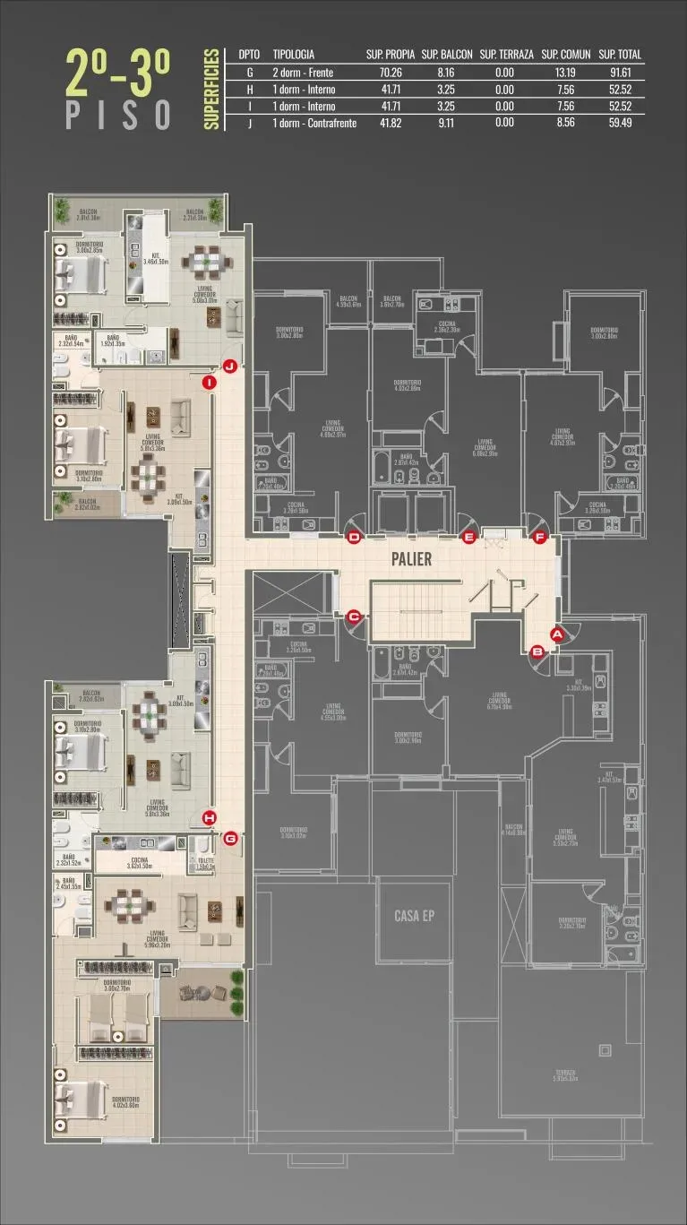 Departamento 2 dorm en venta  Nueva Cordoba Lanin 9