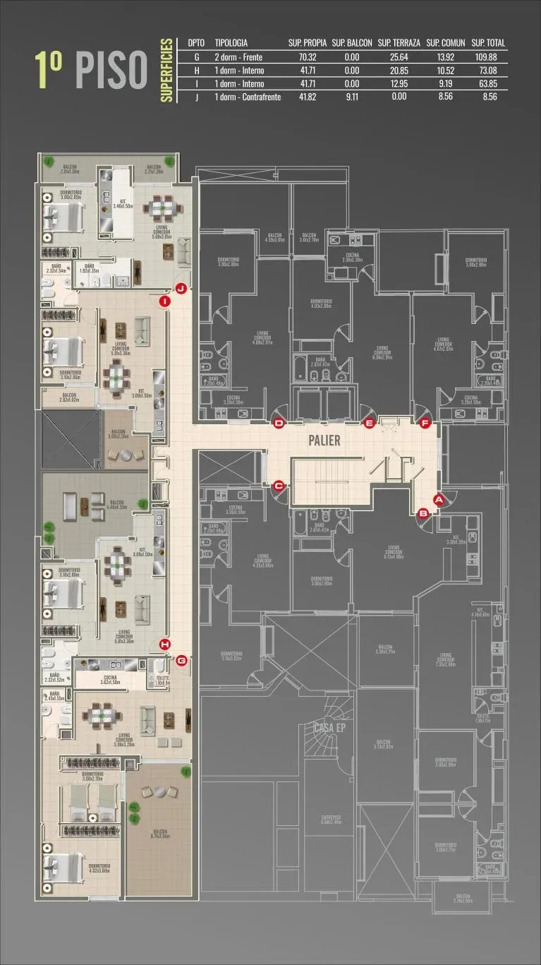 Departamento 2 dorm en venta  Nueva Cordoba Lanin 9