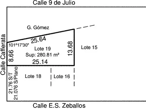Terreno en Venta en Echesortu, Rosario