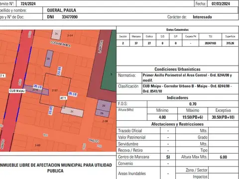 Terreno en Venta en Abasto, Rosario