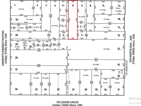 Terreno en Venta en Martin, Rosario