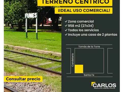 Terreno en Venta en Funes, Rosario
