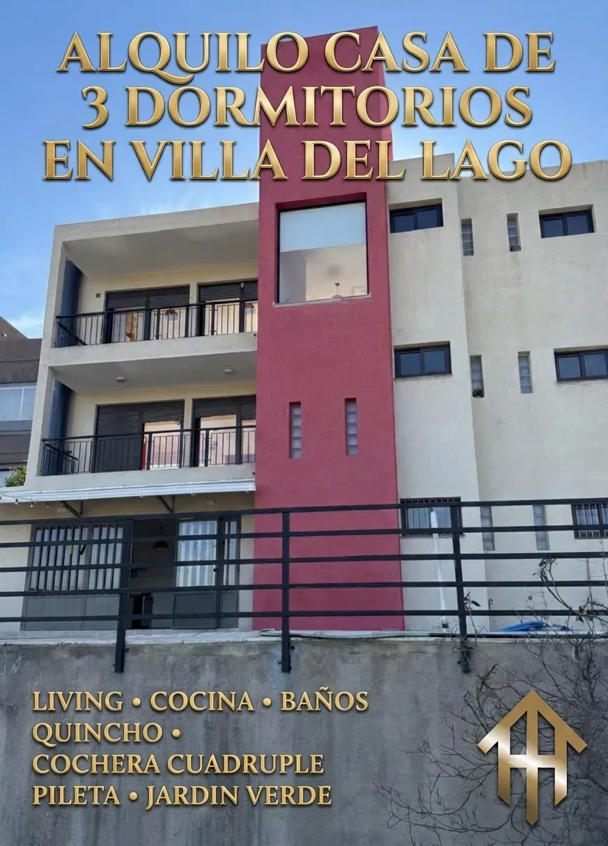 ALQUILO AMPLIA PROPIEDAD EN VILLA DEL LAGO VCP !!