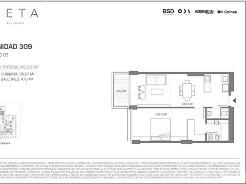 Departamento en Venta en Belgrano, CABA