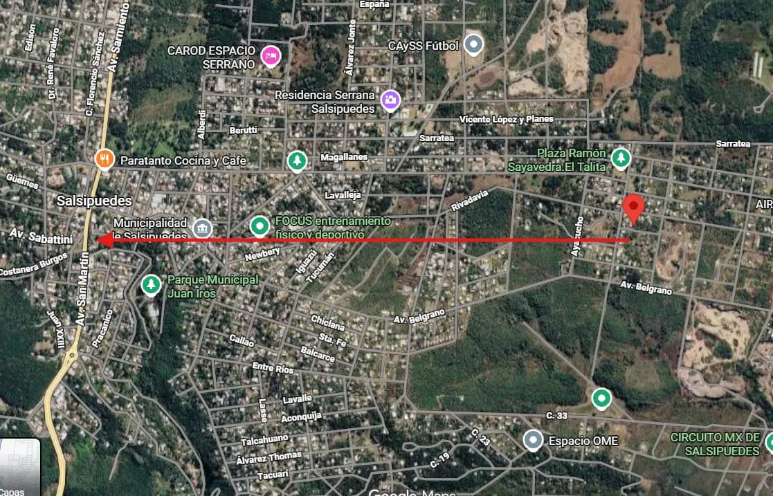 Lote con escritura Av. Cuyo S/N- SALSIPUEDES