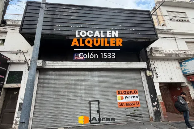 "ALQUILO LOCAL SOBRE AV. COLON"