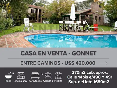 Casa en Venta en Manuel B Gonnet, Partido de La Plata