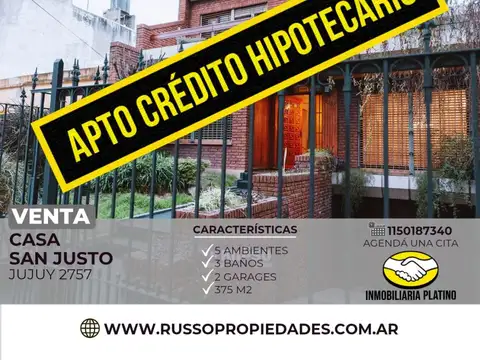 Casa en Venta en San Justo, Partido de La Matanza