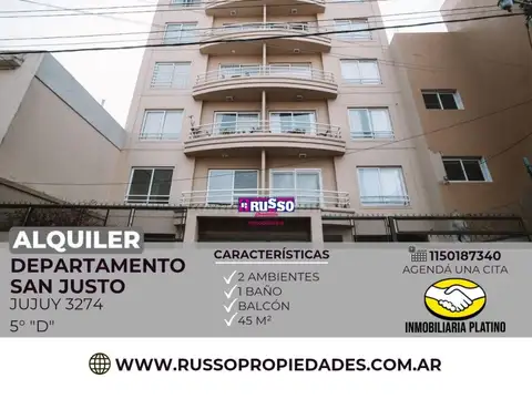 Departamento en Alquiler en San Justo, Partido de La Matanza